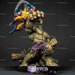 Wolverine Vs Hulk Super Battle STL Files