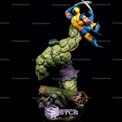 Wolverine Vs Hulk Super Battle STL Files
