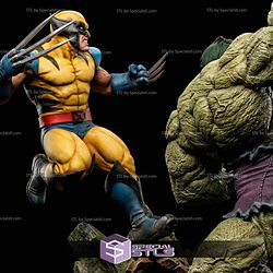 Wolverine Vs Hulk Super Battle STL Files
