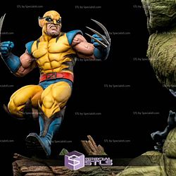 Wolverine Vs Hulk Super Battle STL Files