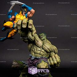 Wolverine Vs Hulk Super Battle STL Files