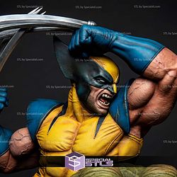 Wolverine Vs Hulk Super Battle STL Files