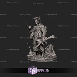 Wolverine World War Version STL Files