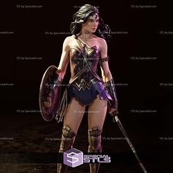 Wonder Woman Gal Gadot Museum Pose STL Files