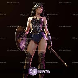 Wonder Woman Gal Gadot Museum Pose STL Files