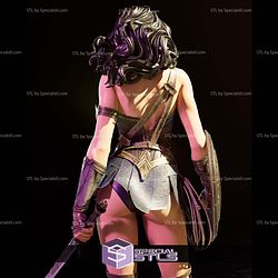 Wonder Woman Gal Gadot Museum Pose STL Files