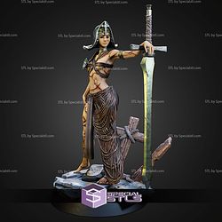 Yarit The Proud One 32mm 75mm Fantasy STL Miniatures