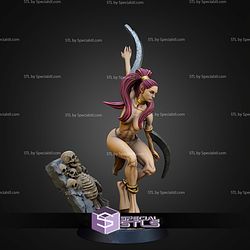 Yarysnna The Dancer of Zirosh 32mm 75mm Fantasy STL Miniatures