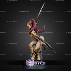 Yarysnna The Dancer of Zirosh 32mm 75mm Fantasy STL Miniatures