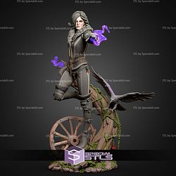 Yennefer Raven Base 340mm STL Files