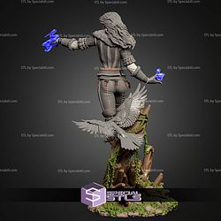 Yennefer Raven Base 340mm STL Files