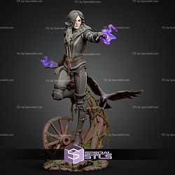Yennefer Raven Base 340mm STL Files