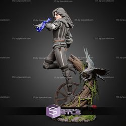 Yennefer Raven Base 340mm STL Files