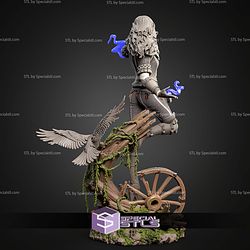 Yennefer Raven Base 340mm STL Files
