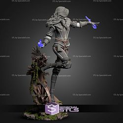 Yennefer Raven Base 340mm STL Files