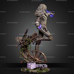Yennefer Raven Base 340mm STL Files