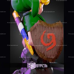 Young Link Hero Of Time Stylized Bust STL Files