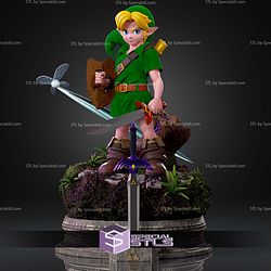 Young Link Hero Of Time Stylized STL Files