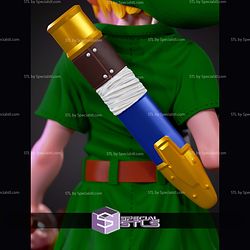 Young Link Hero Of Time Stylized STL Files