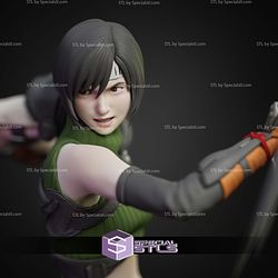 Yuffie Kisaragi With Weapon 340mm STL Files