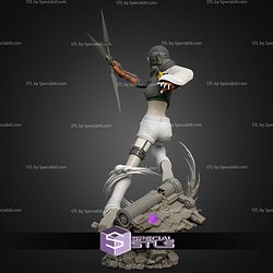 Yuffie Kisaragi With Weapon 340mm STL Files