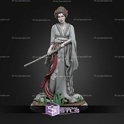 Yuki Onna 32 75mm Historical STL Miniatures