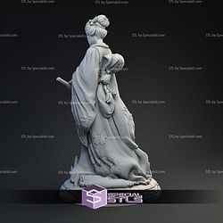Yuki Onna 32 75mm Historical STL Miniatures