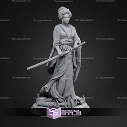 Yuki Onna 32 75mm Historical STL Miniatures