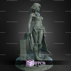 Yuna From Final Fantasy X 2 32 75mm STL Files
