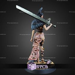 Yurashna The Scarred 32mm 75mm Fantasy STL Miniatures