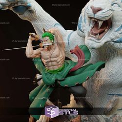 Zoro And Tiger Diorama STL Files