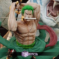 Zoro And Tiger Diorama STL Files