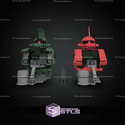 1 20 Zaku II Bust STL Files