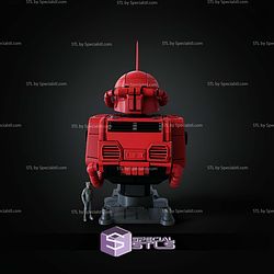 1 20 Zaku II Bust STL Files