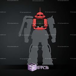 1 20 Zaku II Bust STL Files