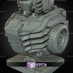 1 35 Gundam Bust Deathsythe STL Files
