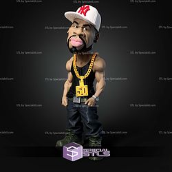 50 Cent Caricature No AMS STL Files