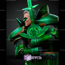 Alan Scott Kingdomecome Portrait Bust 580mm STL Files