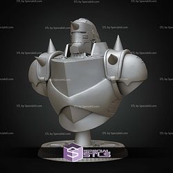 Alphonse Elric Bust Fullmetal Alchemist Brotherhood STL Files