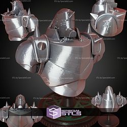 Alphonse Elric Bust Fullmetal Alchemist Brotherhood STL Files
