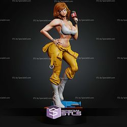 April O Neil Anime STL Files