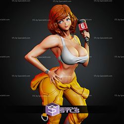 April O Neil Anime STL Files