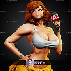 April O Neil Anime STL Files