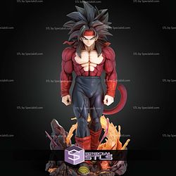 Bardock SSJ4 Walking STL Files