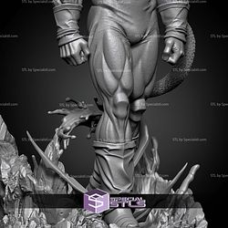 Bardock SSJ4 Walking STL Files