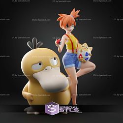 Basic Pokemon Misty Psyduck And Togepi STL Files