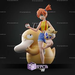 Basic Pokemon Misty Psyduck And Togepi STL Files