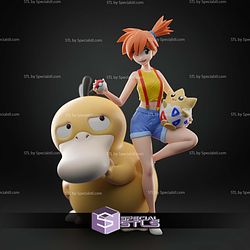 Basic Pokemon Misty Psyduck And Togepi STL Files