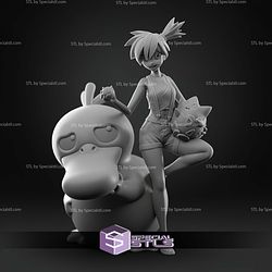 Basic Pokemon Misty Psyduck And Togepi STL Files