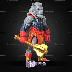 Basic STL Battle Beast Thokk No AMS Multipart STL Files